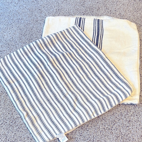 Pottery Barn 100% Cotton 20” x 20” Pillow Covers, Set of 2, EUC - Picture 1 of 6